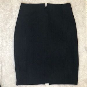 Pinstripe Pencil Skirt